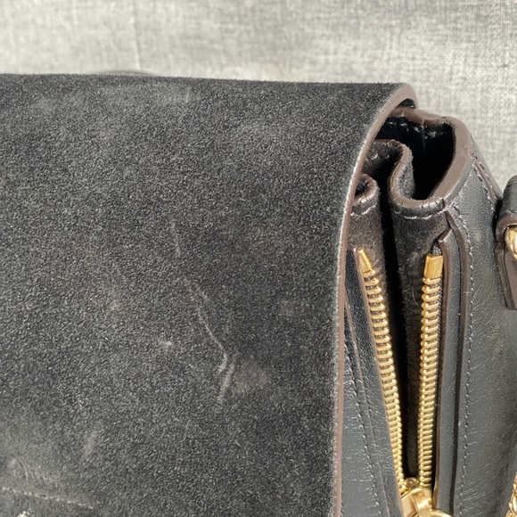 Chloe Faye authentic small black leather backpack - Picture 4 of 9